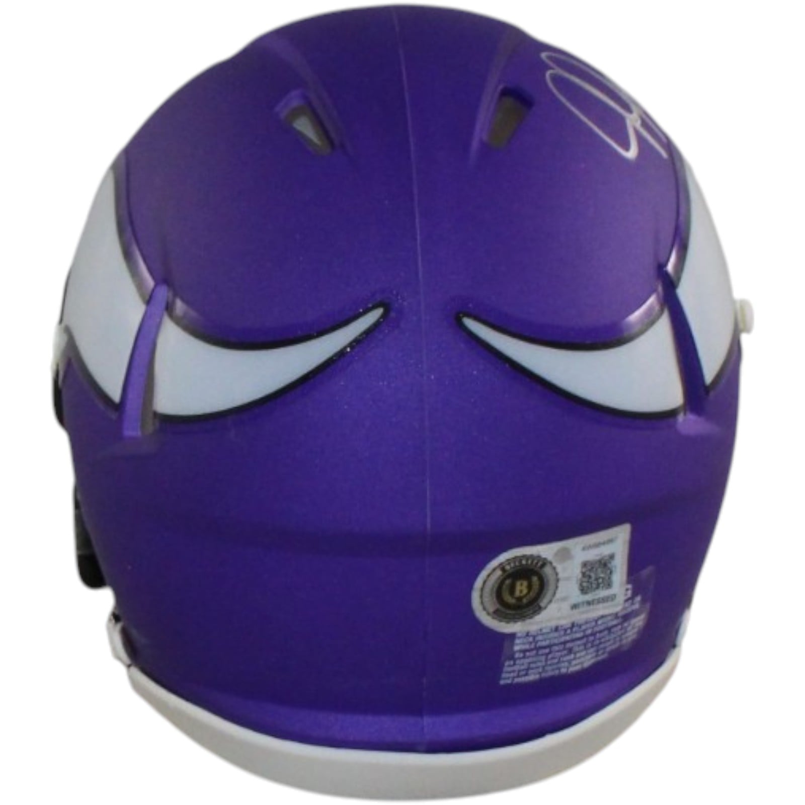 Justin Jefferson Autographed Minnesota Vikings Mini Helmet Beckett WIT 58219 3 Justin Jefferson Autographed Minnesota Vikings Mini Helmet Beckett WIT 58219