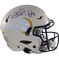 Randy Moss Justin Jefferson Signed Minnesota Vikings SpeedFlex Helmet BAS 57982