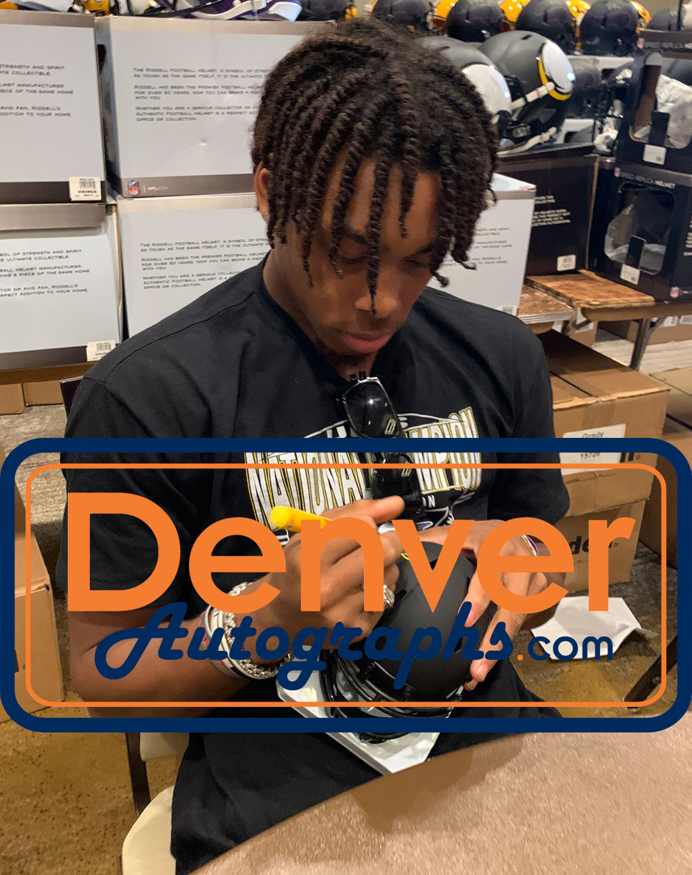 Justin jefferson denver autographs
