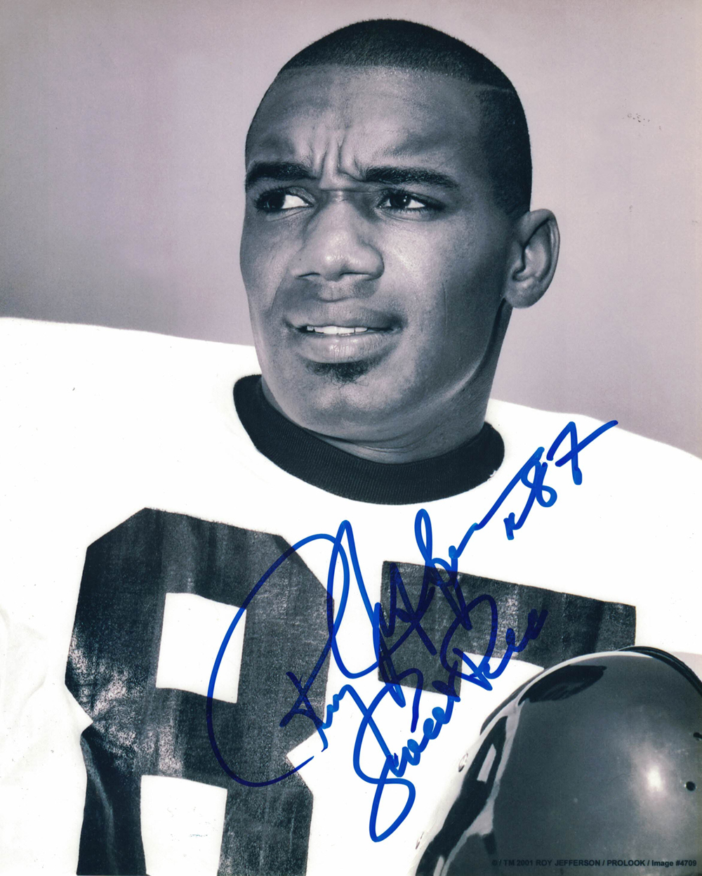 Roy Jefferson Autographed/Signed Baltimore Colts 8x10 Photo Sweet Pea 27853