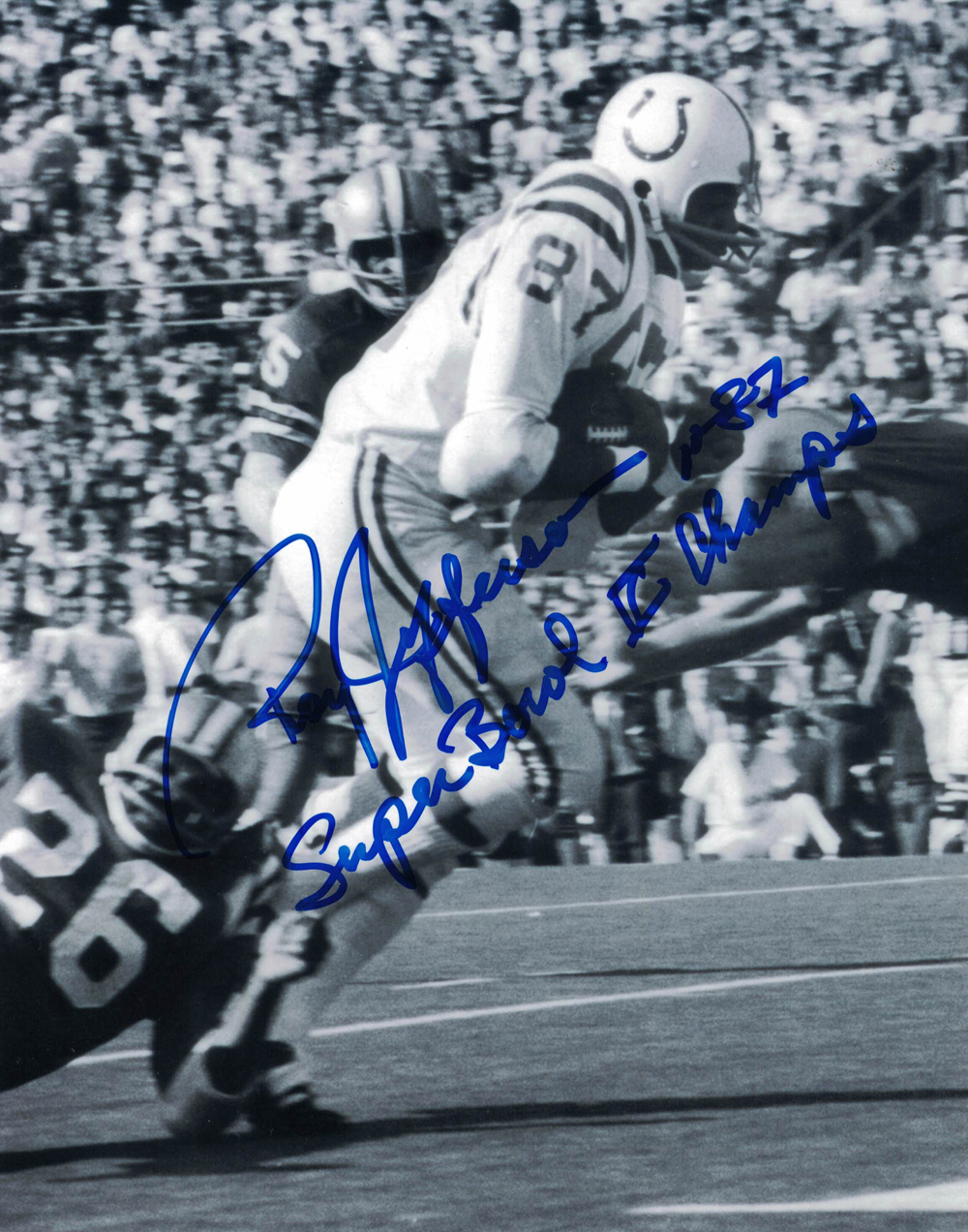 Roy Jefferson Autographed/Signed Baltimore Colts 8x10 Photo SB Champs 27856