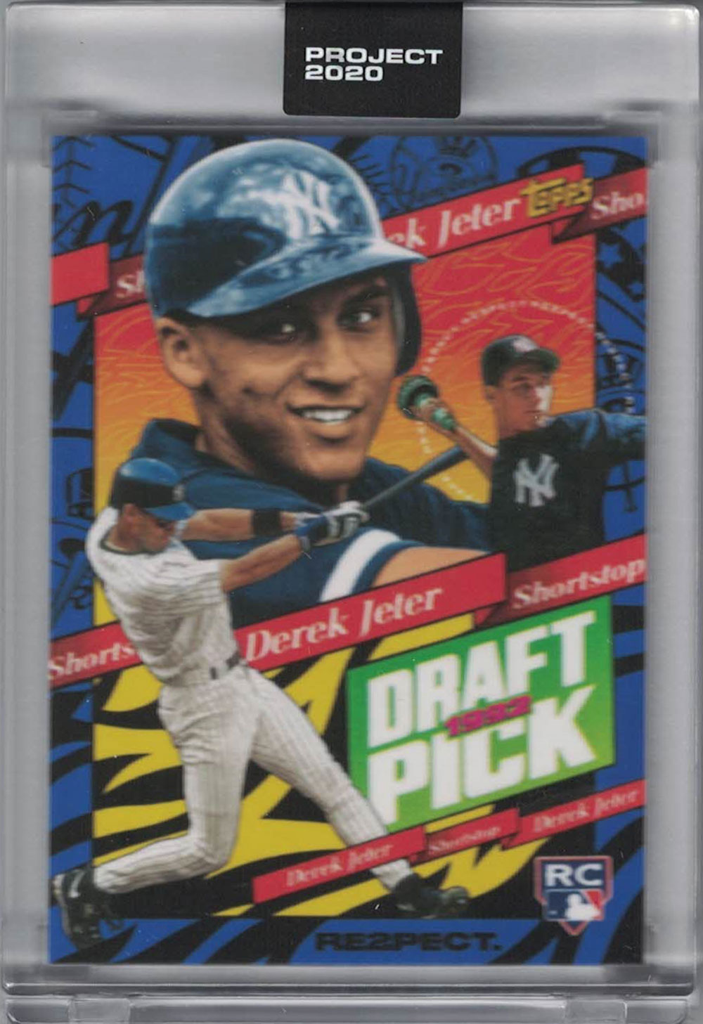 Derek Jeter New York Yankees 2020 Topps Project #200 Artist Trading Card 28570