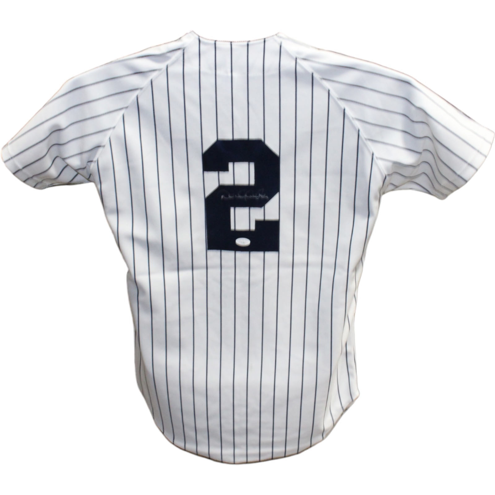 Derek Jeter Autographed New York Yankees Replica Jersey White JSA