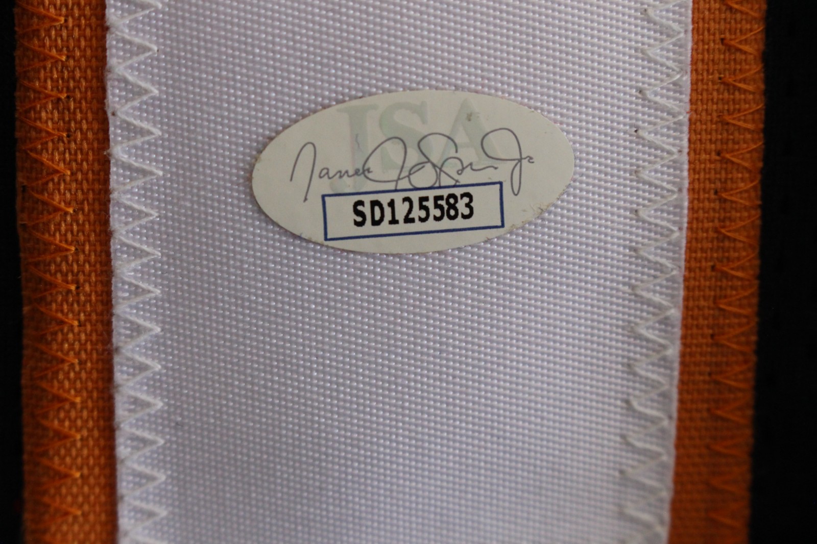 Jerry Jeudy Autographed/Signed Pro Style Size XL Navy Jersey JSA 59365 3 Jerry Jeudy Autographed/Signed Pro Style Size XL Navy Jersey JSA 59365