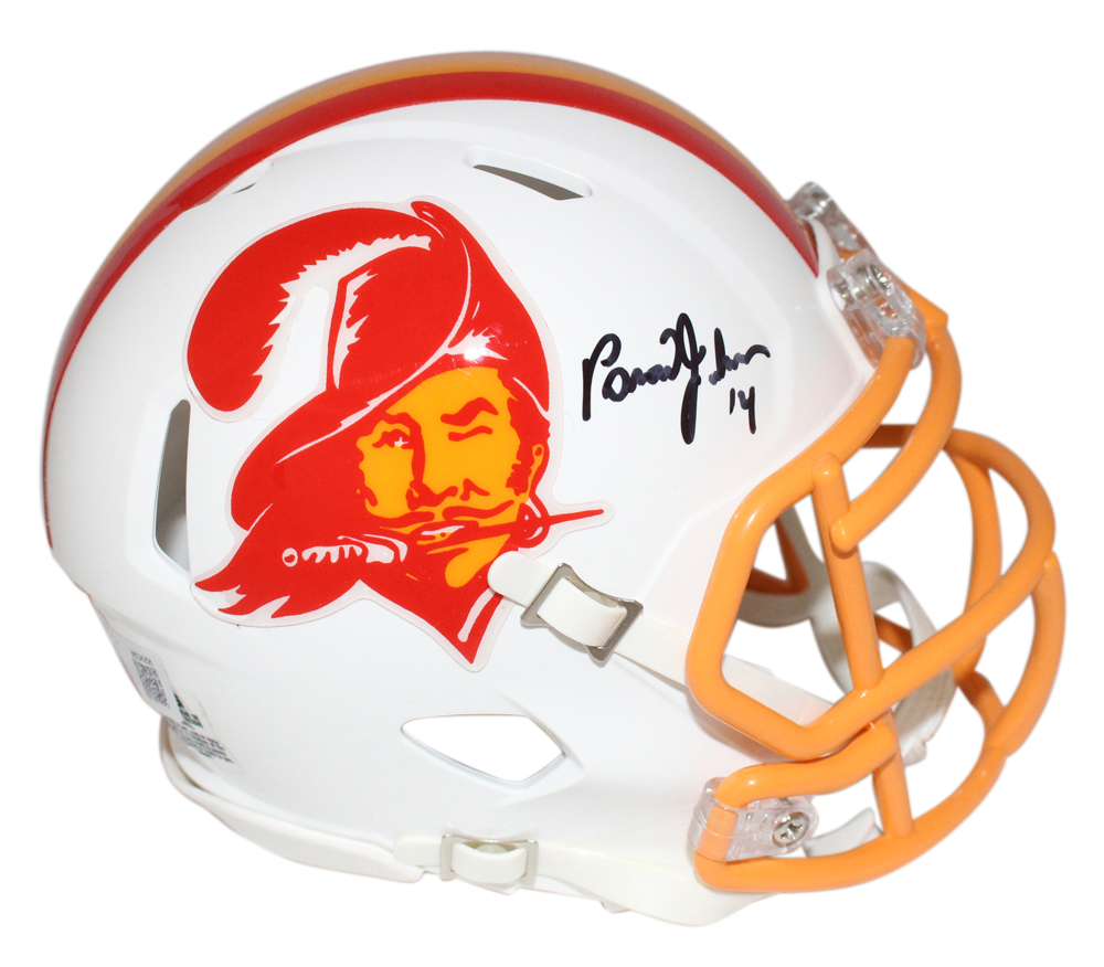 Brad Johnson Signed Tampa Bay Buccaneers TB Mini Helmet Beckett 