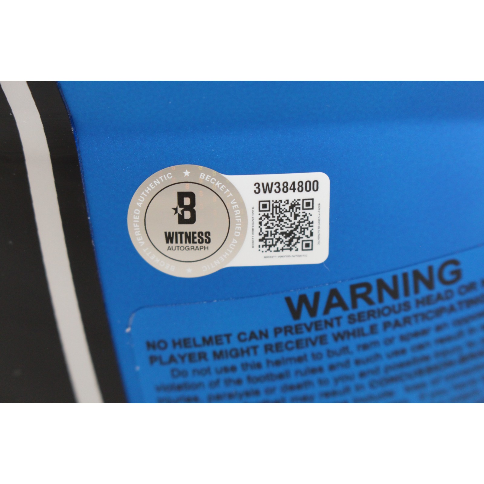 Calvin Johnson Autographed Detroit Lions Authentic 24 Alt Helmet Beckett W 51786 4 Calvin Johnson Autographed Detroit Lions Authentic 24 Alt Helmet Beckett W 51786