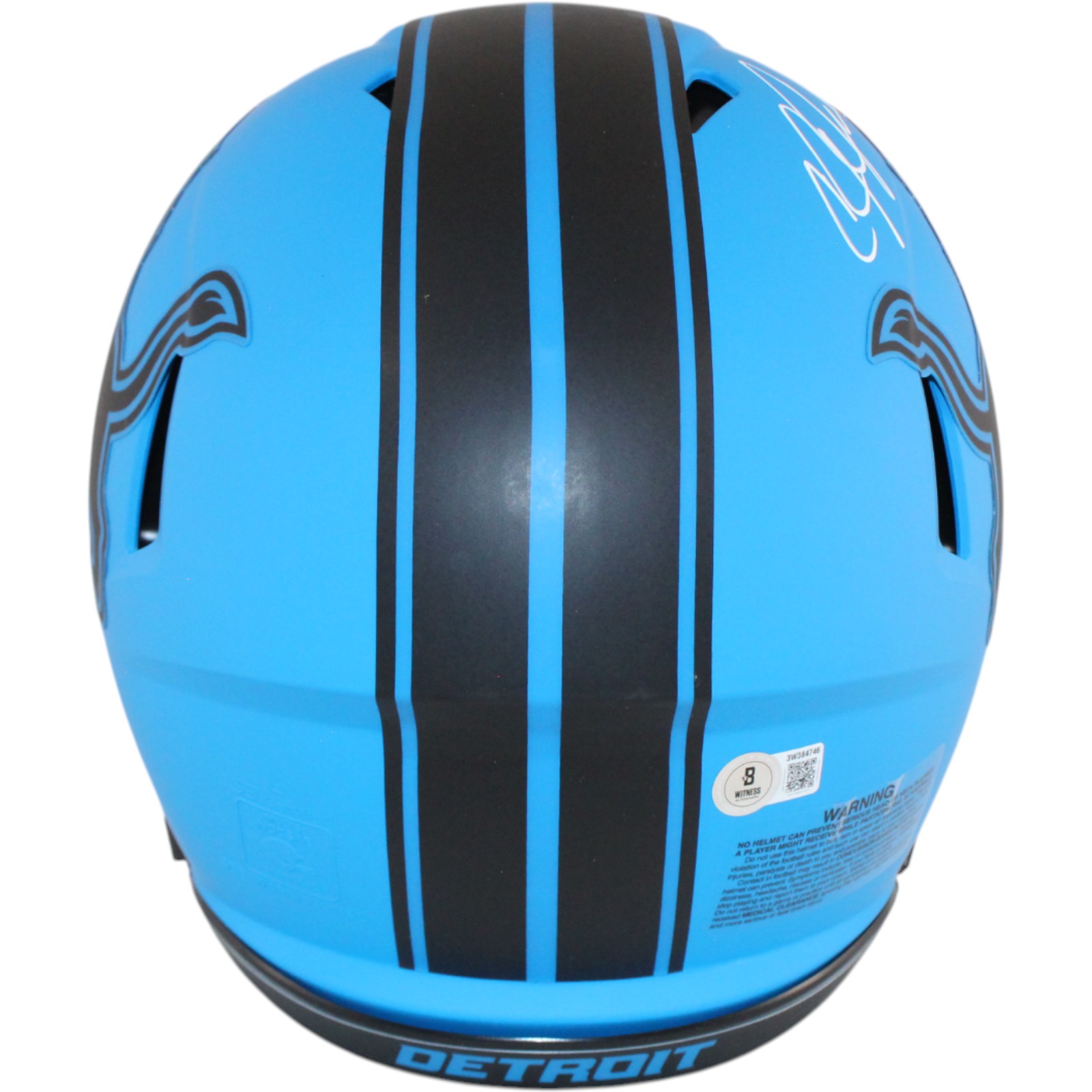 Calvin Johnson Autographed Detroit Lions Authentic Rave Helmet Beckett W 51794 3 Calvin Johnson Autographed Detroit Lions Authentic Rave Helmet Beckett W 51794