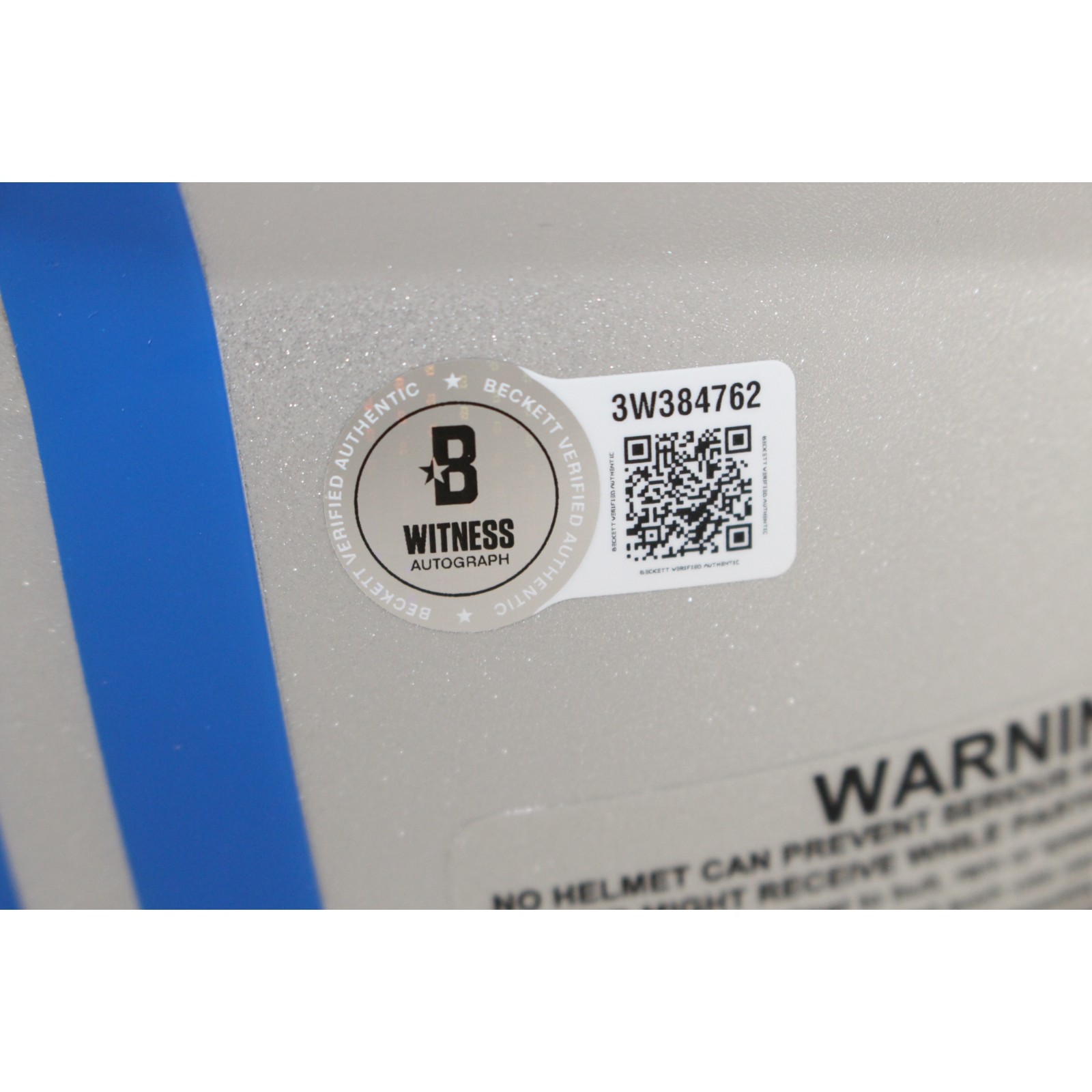 Calvin Johnson Autographed Detroit Lions Authentic TB Helmet Beckett W 51799 4 Calvin Johnson Autographed Detroit Lions Authentic TB Helmet Beckett W 51799