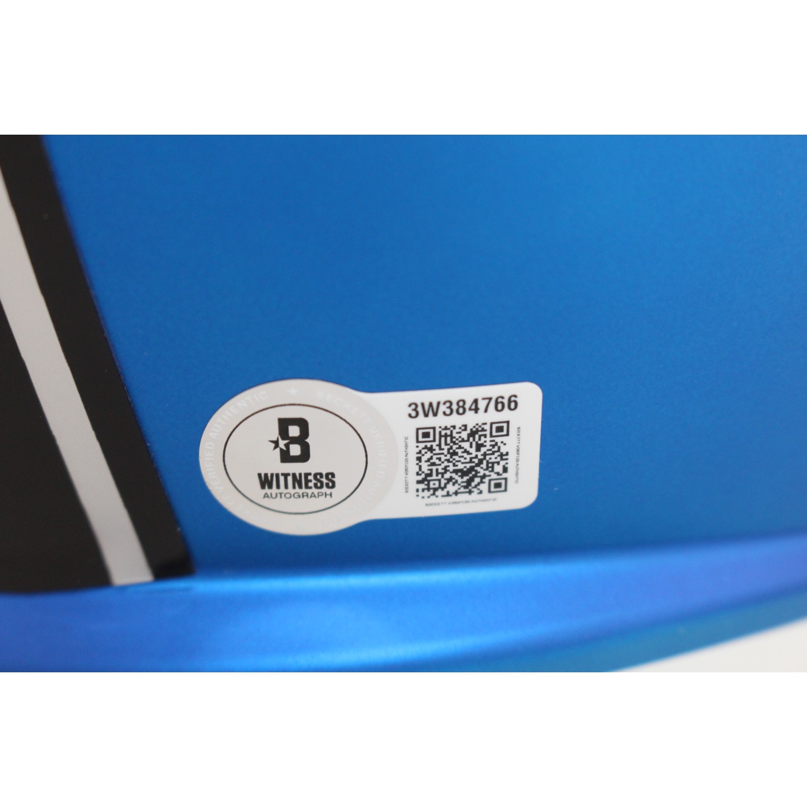 Calvin Johnson Autographed Detroit Lions F/S 24 Alt Helmet Beckett Witness 51788 4 Calvin Johnson Autographed Detroit Lions F/S 24 Alt Helmet Beckett Witness 51788