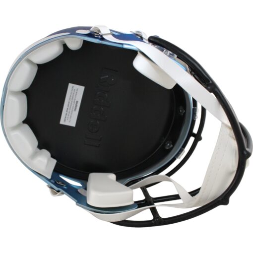Calvin Johnson Autographed Detroit Lions F/S 24 Alt Helmet Beckett Witness 51788