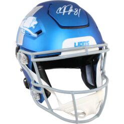 Calvin Johnson Autographed Detroit Lions SpeedFlex TB Helmet Beckett W 51791