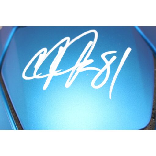 Calvin Johnson Autographed Detroit Lions SpeedFlex TB Helmet Beckett W 51791
