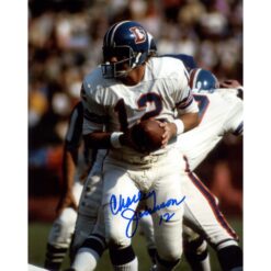 Charley Johnson Autographed/Signed Denver Broncos Close Up 8x10 Photo 14423