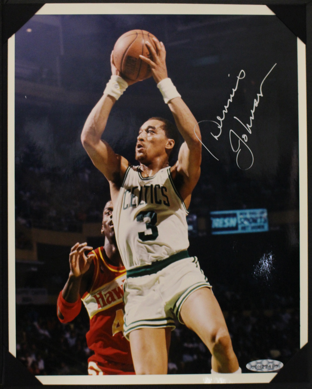 Dennis Johnson Autographed Boston Celtics 8x10 Photo Book Upper Deck