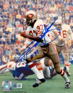 Jimmy Johnson Autographed/Signed San Francisco 49ers 8x10 Photo Beckett 57378