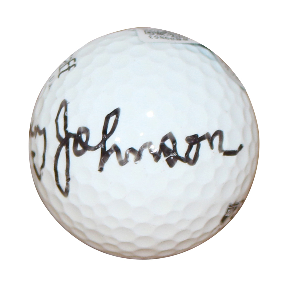 John Henry Johnson Autographed/Signed Staff 4 Golf Ball Beckett