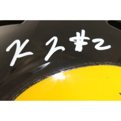 Kaleb Johnson Autographed Iowa Hawkeyes F/S Helmet Beckett Witness 51690