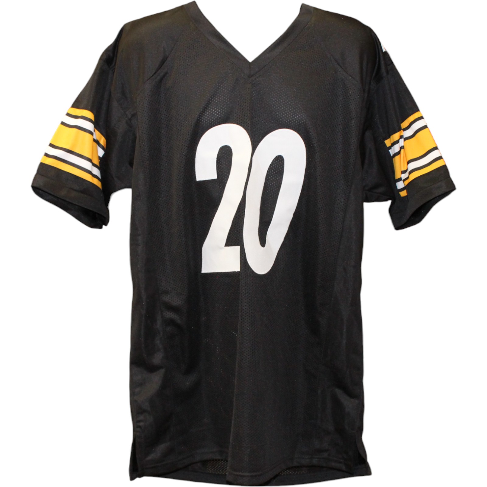 Kaleb Johnson Autographed Pro Style Black Sz XL Jersey Beckett Witness 51676 4 Kaleb Johnson Autographed Pro Style Black Sz XL Jersey Beckett Witness 51676