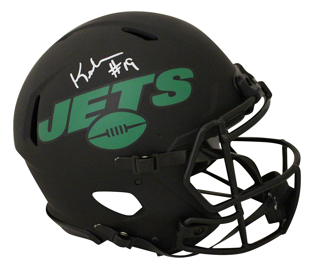 Keyshawn Johnson Autographed New York Jets Authentic Eclipse Helmet JSA 28614
