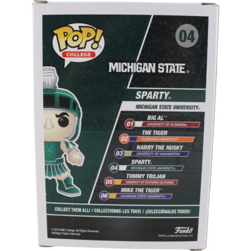Magic Johnson Autographed/Signed/Signed Michigan State Funko Pop! #04 Beckett Witness 49613