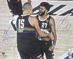 Jamal Murray Nikola Jokic Signed Denver Nuggets 16x20 Photo FAN 