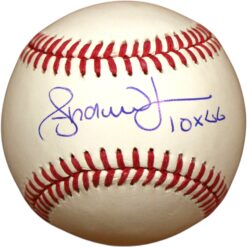 Andruw Jones Autographed Atlanta Braves OML Baseball 10 GG Beckett Witness 51659