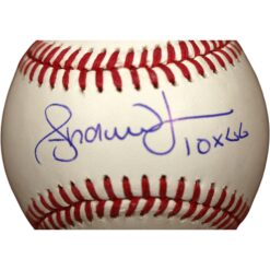 Andruw Jones Autographed Atlanta Braves OML Baseball 10 GG Beckett Witness 51659