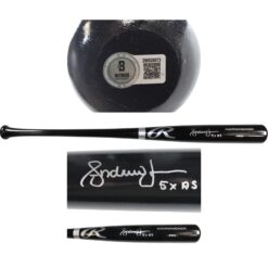 Andruw Jones Autographed Atlanta Braves Rawlings Baseball Bat Beckett 51660