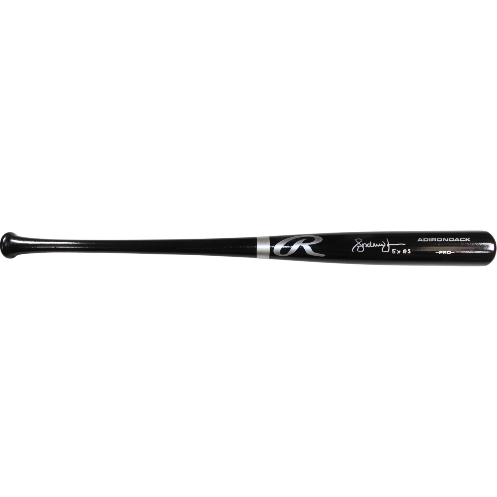 Andruw Jones Autographed Atlanta Braves Rawlings Baseball Bat Beckett 51660