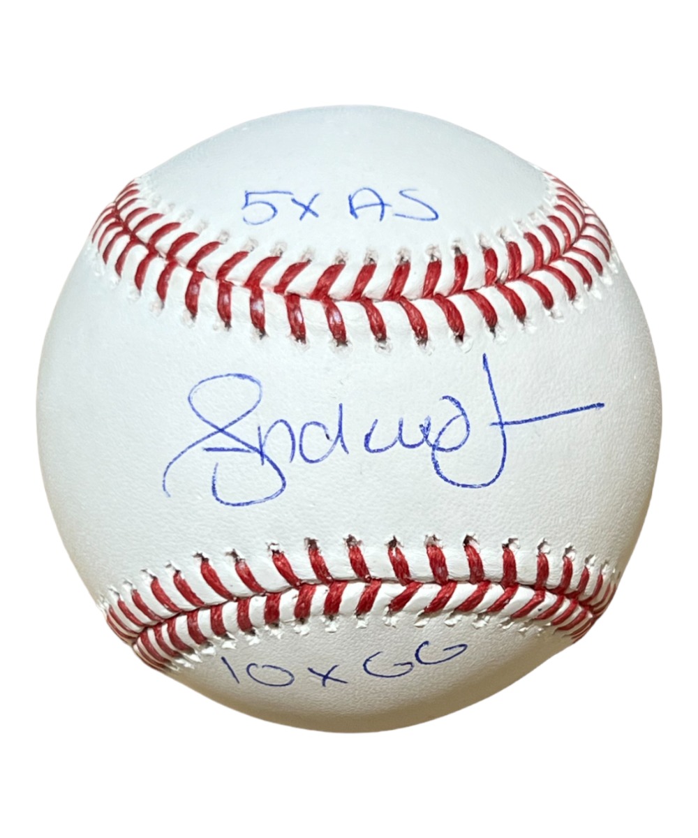 Andruw Jones Autographed ROMLB Baseball 5xAS & 10xGG Beckett