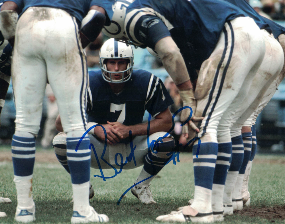 Bert Jones Autographed/Signed Baltimore Colts 8x10 Photo 30111