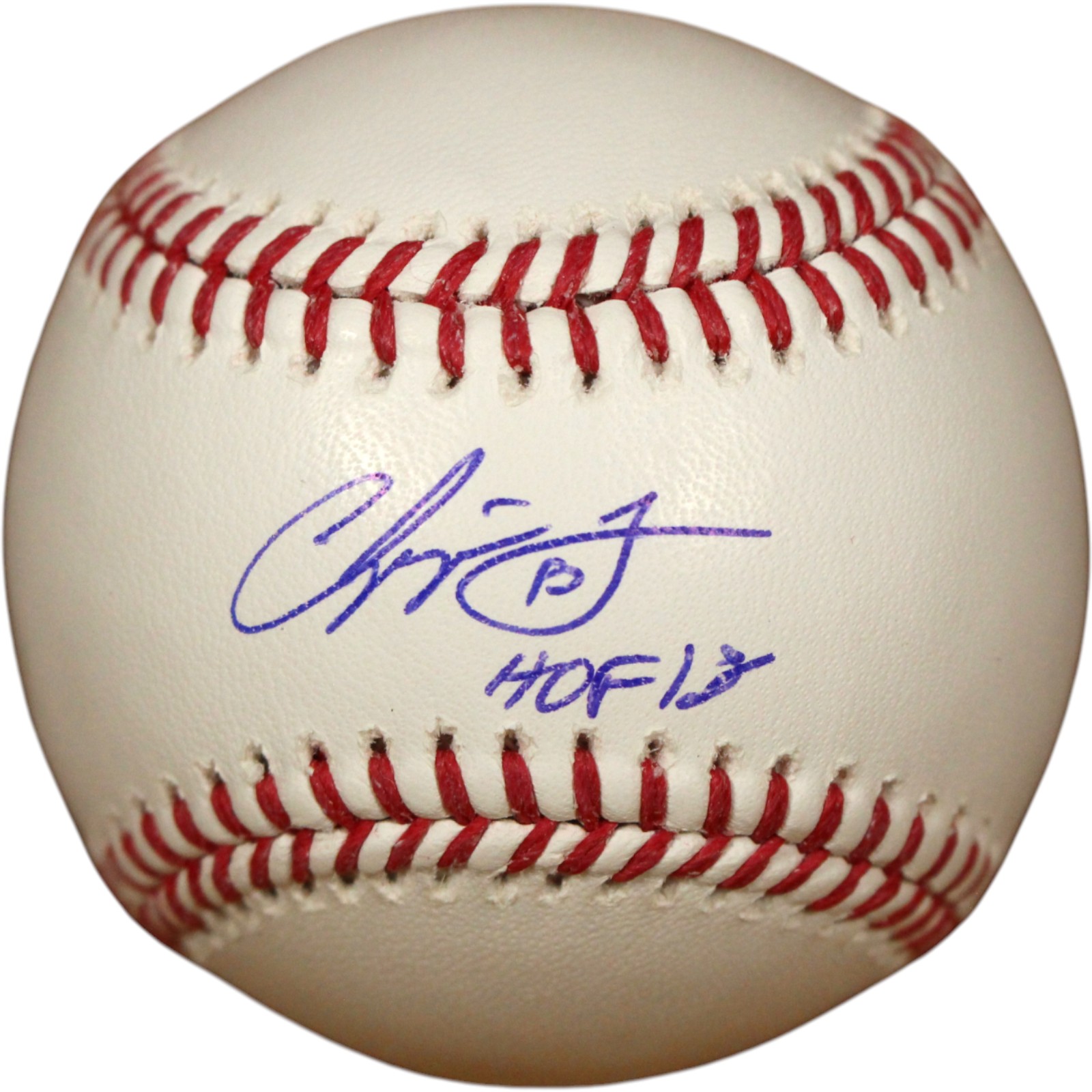 Chipper Jones Autographed/Signed Atlanta Braves OML Baseball HOF Fanatics 51825