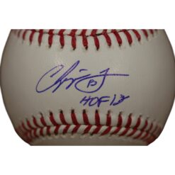 Chipper Jones Autographed/Signed Atlanta Braves OML Baseball HOF Fanatics 51825