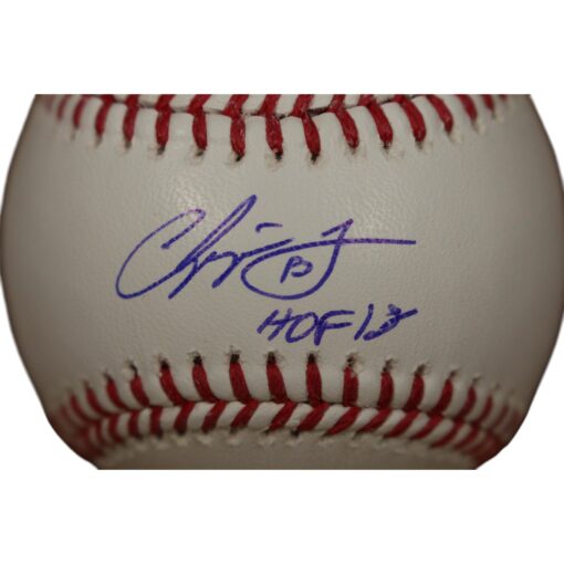 Chipper Jones Autographed/Signed Atlanta Braves OML Baseball HOF Fanatics 51825