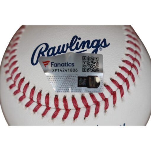 Chipper Jones Autographed/Signed Atlanta Braves OML Baseball HOF Fanatics 51825