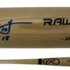 Chipper Jones Autographed Atlanta Braves Rawlings Blonde Bat HOF BAS 24820