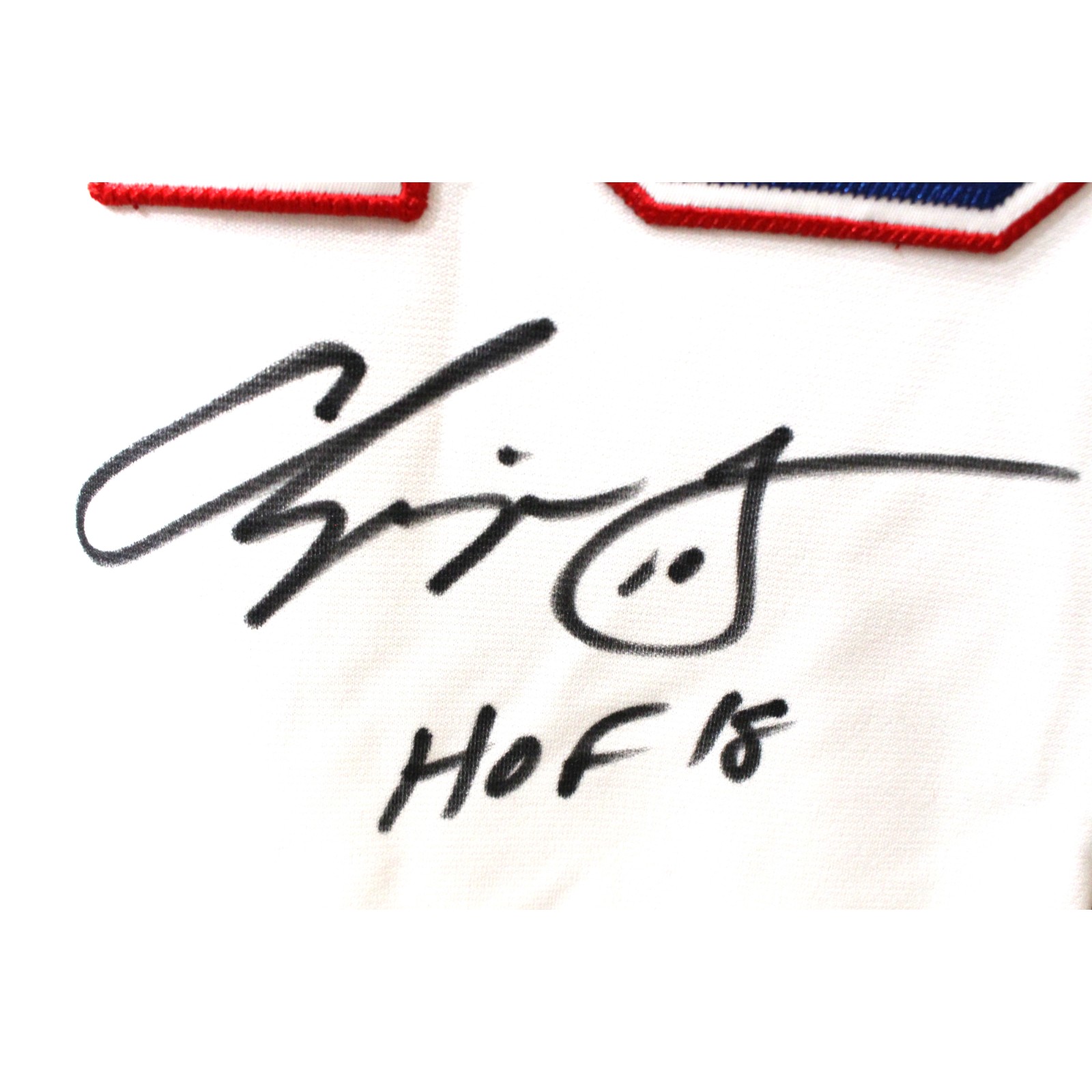 Chipper Jones Autographed Atlanta Braves M&N TB sz 48 Jersey HOF Fanatics 51839