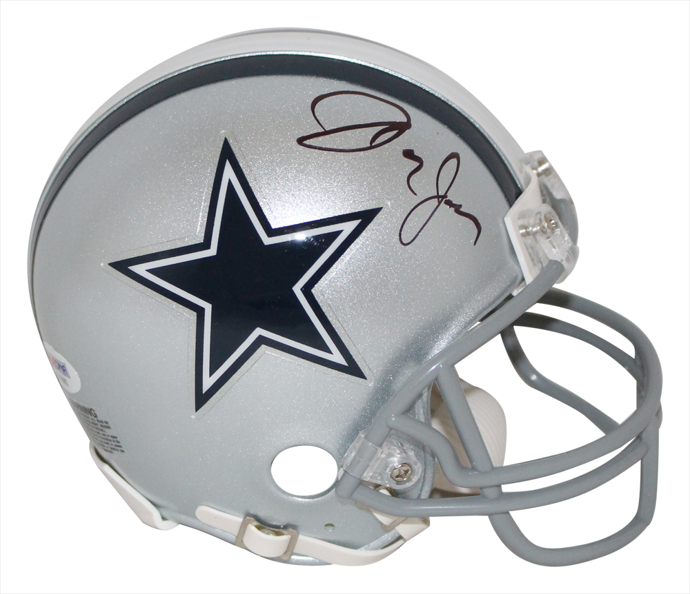 Jerry Jones Autographed/Signed Dallas Cowboys Mini Helmet PSA