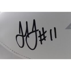 Julio Jones Autographed Atlanta Falcons Logo Football Beckett Witness 56461