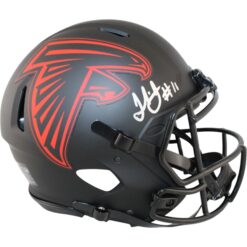 Julio Jones Autographed Atlanta Falcons Authentic Eclipse Helmet Beckett W 51879