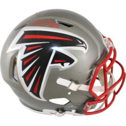 Julio Jones Autographed Atlanta Falcons Authentic Flash Helmet Beckett W 51884