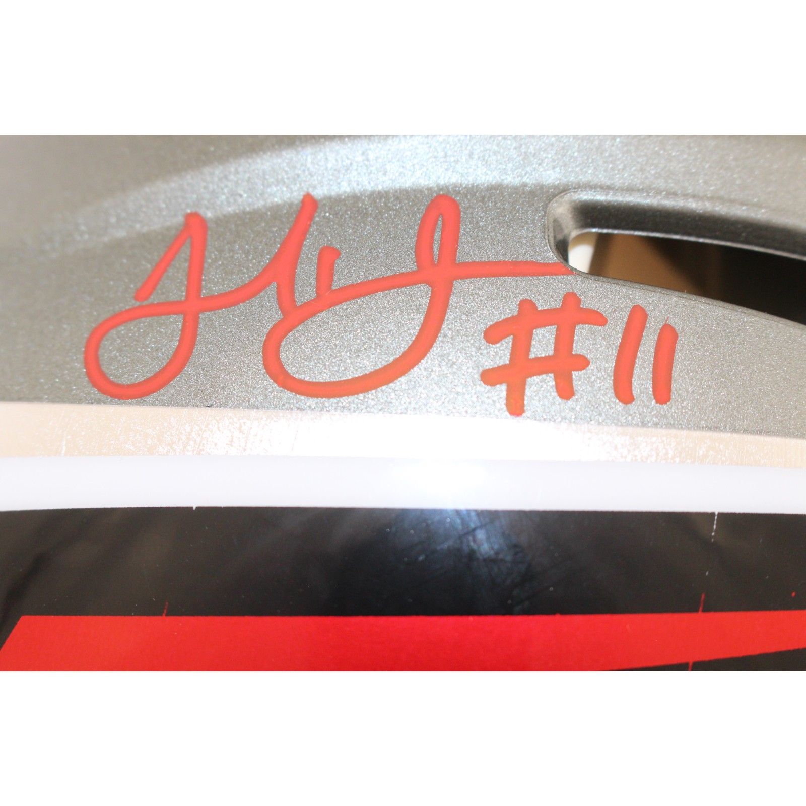 Julio Jones Autographed Atlanta Falcons Authentic Flash Helmet Beckett W 51884 2 Julio Jones Autographed Atlanta Falcons Authentic Flash Helmet Beckett W 51884