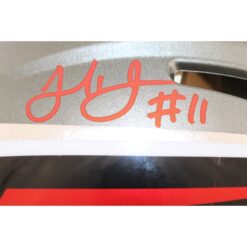 Julio Jones Autographed Atlanta Falcons Authentic Flash Helmet Beckett W 51884