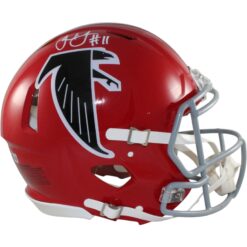 Julio Jones Autographed Atlanta Falcons Authentic TB Helmet Beckett WIT 56455