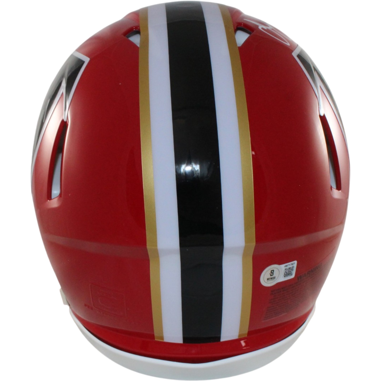 Julio Jones Autographed Atlanta Falcons Authentic TB Helmet Beckett WIT 56455 3 Julio Jones Autographed Atlanta Falcons Authentic TB Helmet Beckett WIT 56455