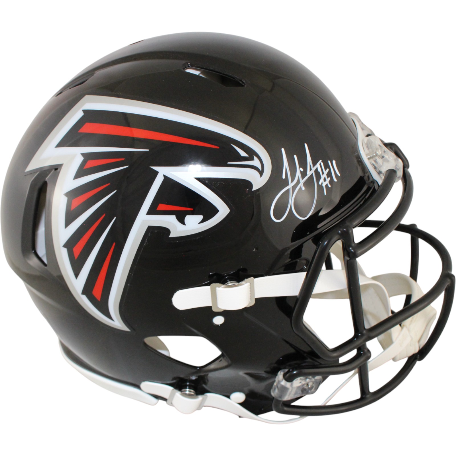 Julio Jones Autographed Atlanta Falcons Authentic TB Helmet Beckett W 51873