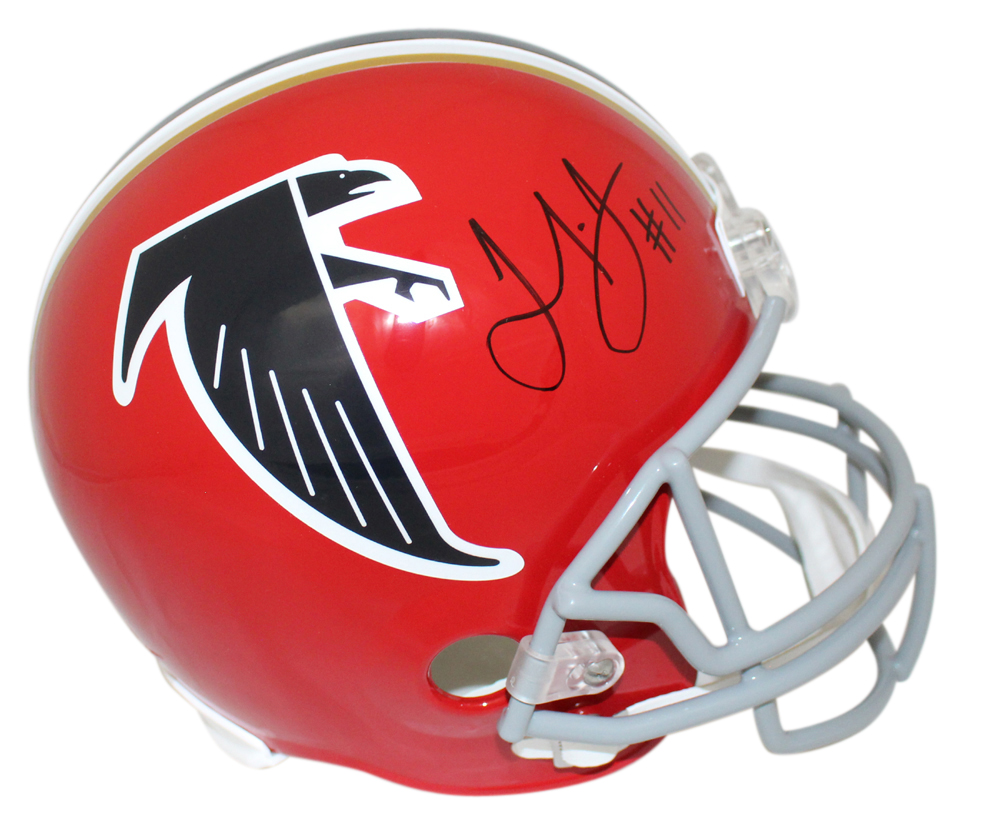 julio jones autographed helmet
