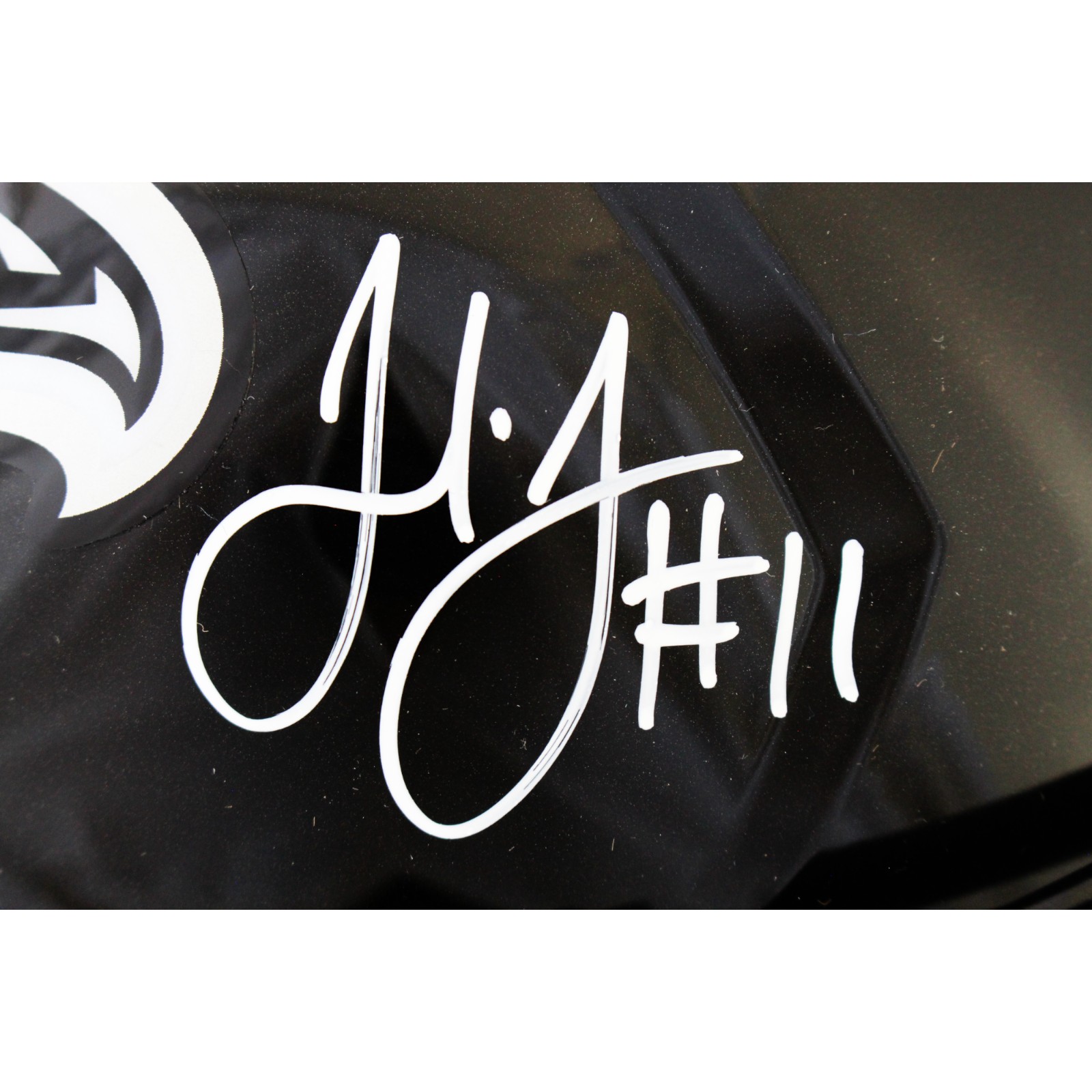 Julio Jones Autographed/Signed Atlanta Falcons F/S TB Helmet Beckett 51887 2 Julio Jones Autographed/Signed Atlanta Falcons F/S TB Helmet Beckett 51887