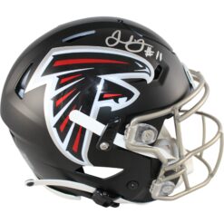 Julio Jones Autographed Atlanta Falcons SpeedFlex Helmet Beckett Witness 51904