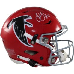 Julio Jones Autographed Atlanta Falcons SpeedFlex TB Helmet Beckett WIT 56449